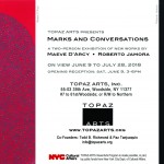 Marks and Conversations: New Works by Maeve D'Arcy and Roberto Jamora