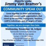 Community Gathering with Jimmy Van Bramer